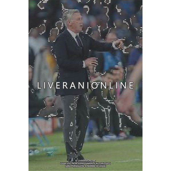 NAPOLI - PSG Paris Saint Germain CHAMPIONS LEAGUE 06.11.2018 NELLA FOTO CARLO ANCELOTTI ©MOSCA / AGENZIA ALDO LIVERANI SAS