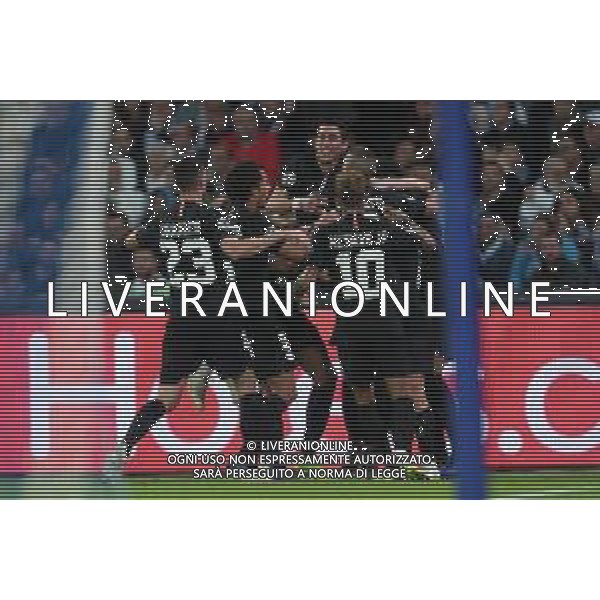 NAPOLI - PSG Paris Saint Germain CHAMPIONS LEAGUE 06.11.2018 NELLA FOTO ESULTANZA DOPO IL GOL DI JUAN BERNAT ©MOSCA / AGENZIA ALDO LIVERANI SAS