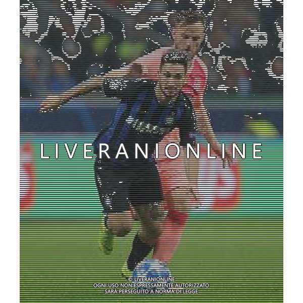 UEFA Champions League 2018/2019 Group Stage B Milano - 06.11.2018 Inter-Barcellona Nella Foto:matteo politano e Ivan Rakitic /Ph.Vitez-Ag. Aldo Liverani