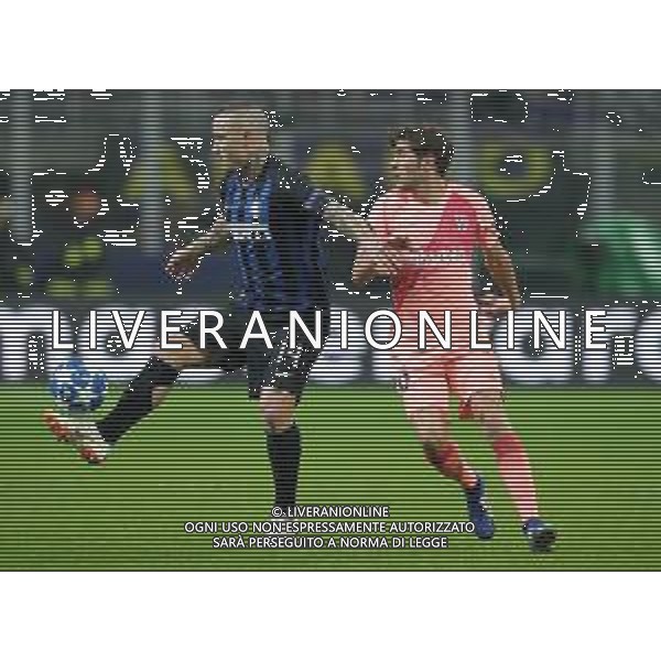 UEFA Champions League 2018/2019 Group Stage B Milano - 06.11.2018 Inter-Barcellona Nella Foto: radja nainggolan e sergi roberto /Ph.Vitez-Ag. Aldo Liverani