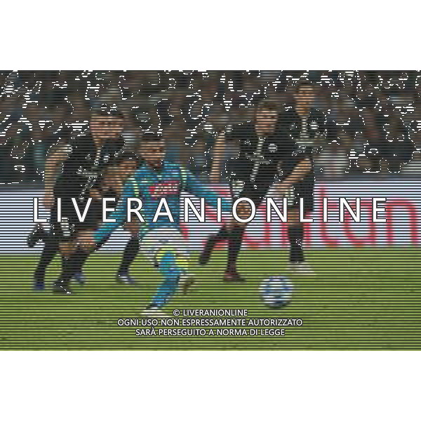 NAPOLI - PSG Paris Saint Germain CHAMPIONS LEAGUE 06.11.2018 NELLA FOTO IL GOL SU RIGORE DI LORENZO INSIGNE ©MOSCA / AGENZIA ALDO LIVERANI SAS