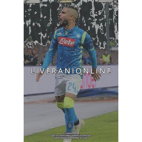 NAPOLI - PSG Paris Saint Germain CHAMPIONS LEAGUE 06.11.2018 NELLA FOTO ESULTANZA DOPO IL GOL SU RIGORE DI LORENZO INSIGNE ©MOSCA / AGENZIA ALDO LIVERANI SAS