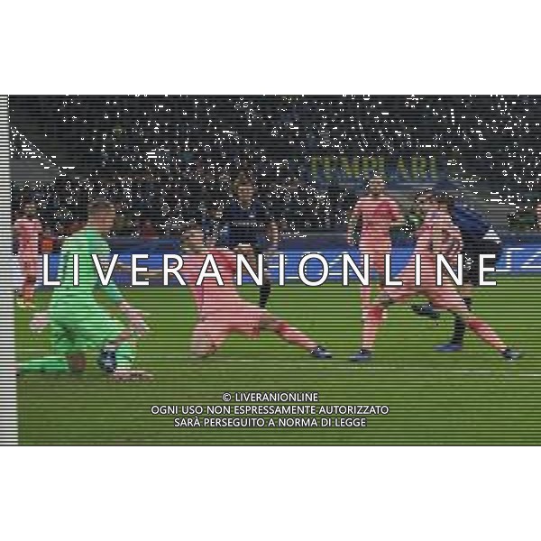 UEFA Champions League 2018/2019 Group Stage B Milano - 06.11.2018 Inter-Barcellona Nella Foto: il gol di mauro icardi /Ph.Vitez-Ag. Aldo Liverani