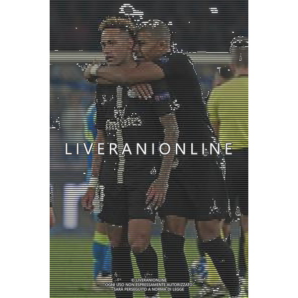 06-11-2018 NAPOLI PSG CHAMPIONS LEAGUE NELLA FOTO: NEYMAR, KYLIAN MBAPPÉ FOTO MOSCA/AG.ALDO LIVERANI