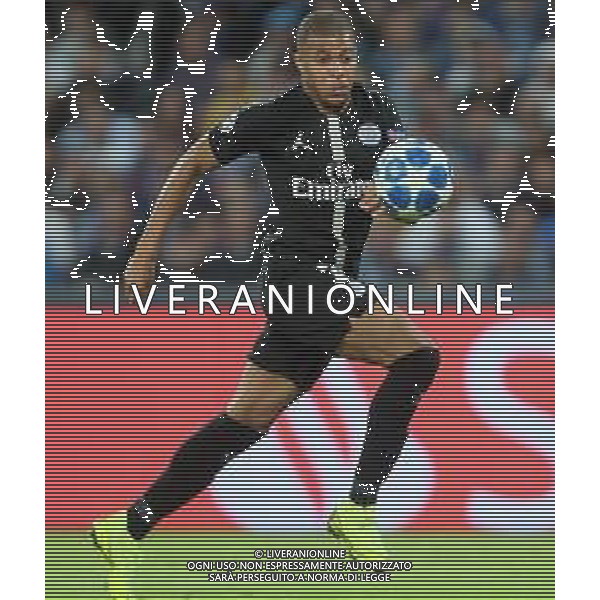 06-11-2018 NAPOLI PSG CHAMPIONS LEAGUE NELLA FOTO: Kylian Mbappé FOTO MOSCA/AG.ALDO LIVERANI