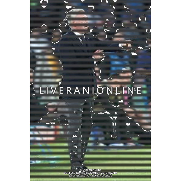 06-11-2018 NAPOLI PSG CHAMPIONS LEAGUE NELLA FOTO: CARLO ANCELOTTI FOTO MOSCA/AG.ALDO LIVERANI