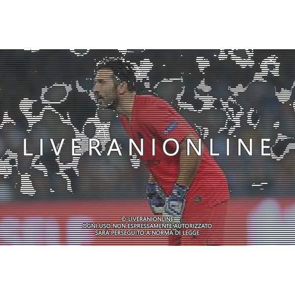 06-11-2018 NAPOLI PSG CHAMPIONS LEAGUE NELLA FOTO: GIANLUIGI BUFFON FOTO MOSCA/AG.ALDO LIVERANI