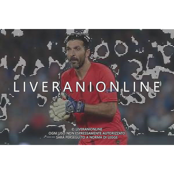 06-11-2018 NAPOLI PSG CHAMPIONS LEAGUE NELLA FOTO: GIANLUIGI BUFFON FOTO MOSCA/AG.ALDO LIVERANI