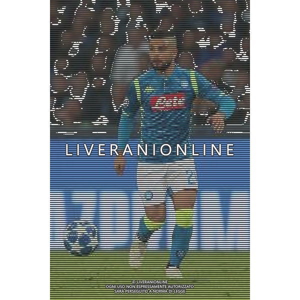 06-11-2018 NAPOLI PSG CHAMPIONS LEAGUE NELLA FOTO: LORENZO INSIGNE FOTO MOSCA/AG.ALDO LIVERANI