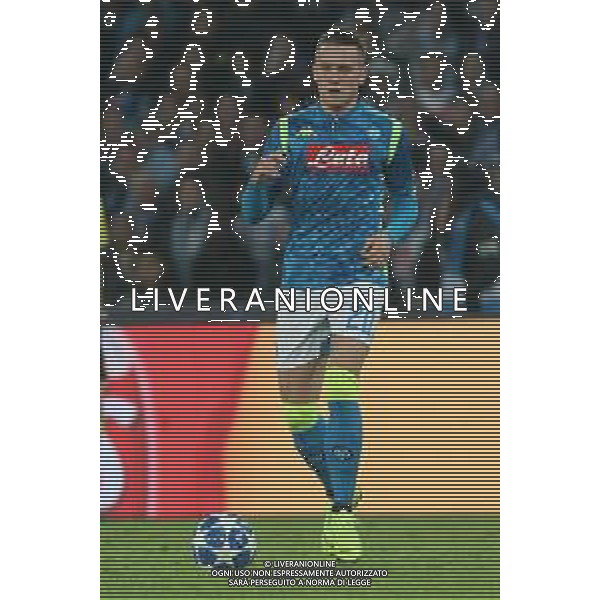 06-11-2018 NAPOLI PSG CHAMPIONS LEAGUE NELLA FOTO: PIOTR ZIELINSKI FOTO MOSCA/AG.ALDO LIVERANI