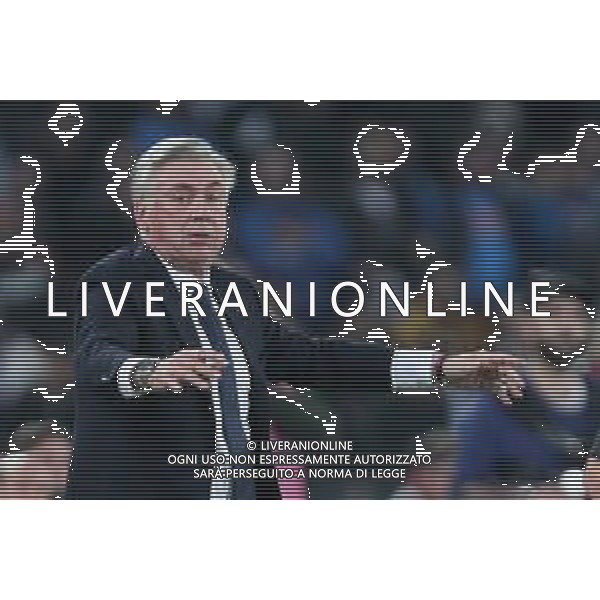 06-11-2018 NAPOLI PSG CHAMPIONS LEAGUE NELLA FOTO: CARLO ANCELOTTI FOTO MOSCA/AG.ALDO LIVERANI