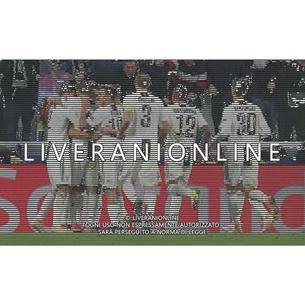 UEFA Champions League 2018/2019 Group Stage H Torino - 07.11.2018 Juventus-Manchester United Nella Foto: esultanza dopo il gol di cristiano ronaldo - abbraccio /Ph.Vitez-Ag. Aldo Liverani