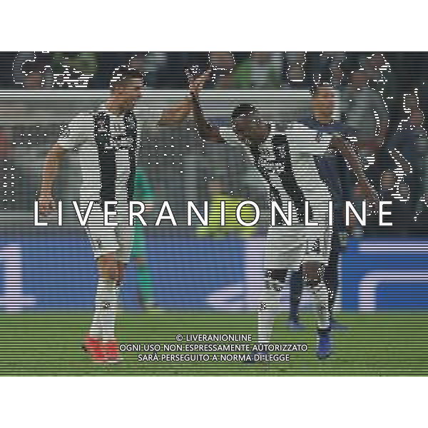 UEFA Champions League 2018/2019 Group Stage H Torino - 07.11.2018 Juventus-Manchester United Nella Foto: esultanza dopo il gol di cristiano ronaldo - con blaise matuidi /Ph.Vitez-Ag. Aldo Liverani