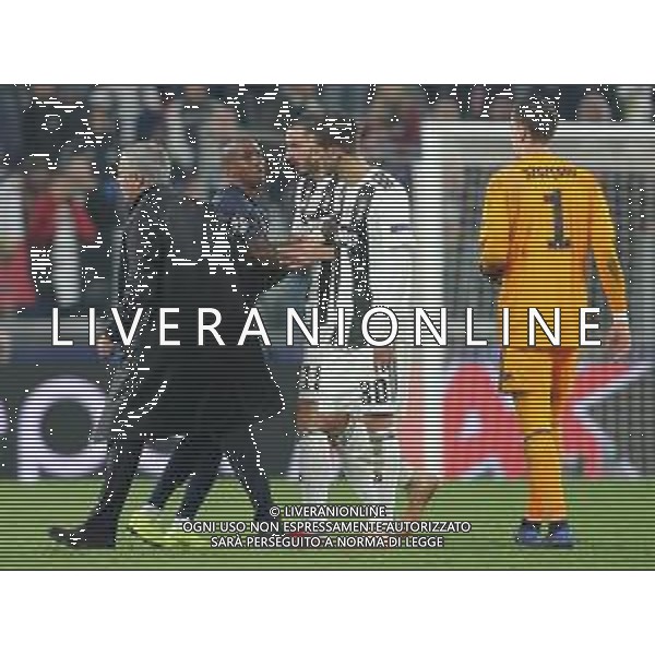 UEFA Champions League 2018/2019 Group Stage H Torino - 07.11.2018 Juventus-Manchester United Nella Foto: leonardo bonucci contro jose\' mourinho a fine gara /Ph.Vitez-Ag. Aldo Liverani
