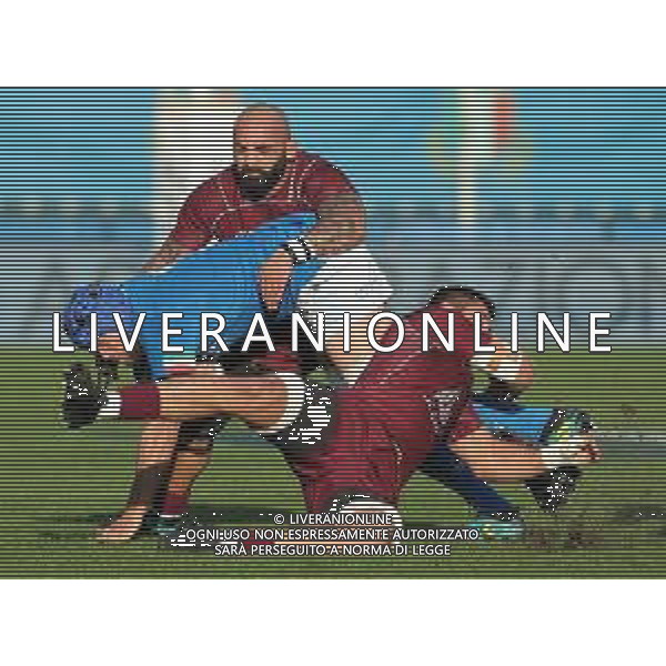 Cattolica Test Match Rugby 2018 Firenze - 10.11.2018 Italia-Georgia Nella Foto:Dean Budd - Giorgi Tsutskiridze - Mikheil Nariashvili /Ph.Vitez-Ag. Aldo Liverani