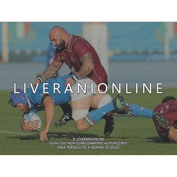 Cattolica Test Match Rugby 2018 Firenze - 10.11.2018 Italia-Georgia Nella Foto:Dean Budd - Giorgi Tsutskiridze - Mikheil Nariashvili /Ph.Vitez-Ag. Aldo Liverani