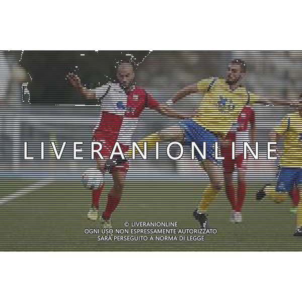 RIMINI - FERMANA Campionato di calcio serie C girone B 11/11/2018 nella foto: Simoncelli Daniele (Rimini fc) Giandonato Manuel (fermata fc) ©Claudio Zamagni/Agenzia Aldo Liverani / AGENZIA ALDO LIVERANI SAS