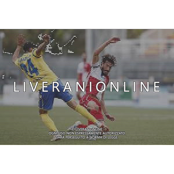 RIMINI - FERMANA Campionato di calcio serie C girone B 11/11/2018 nella foto: Montanari Andrea (Rimini fc) Maurizio Samuele (fermata fc) ©Claudio Zamagni/Agenzia Aldo Liverani / AGENZIA ALDO LIVERANI SAS