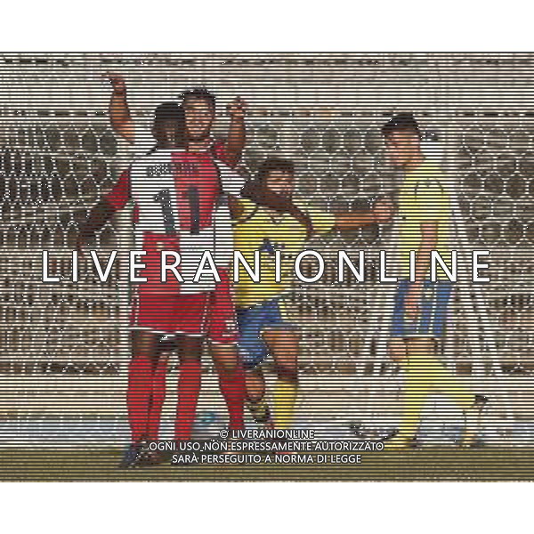 RIMINI - FERMANA Campionato di calcio serie C girone B 11/11/2018 nella foto: esultanza dopo il gol di Volpe Michele (Rimini fc) con Guiebre Abdoul Razack (Rimini fc) ©Claudio Zamagni/Agenzia Aldo Liverani / AGENZIA ALDO LIVERANI SAS