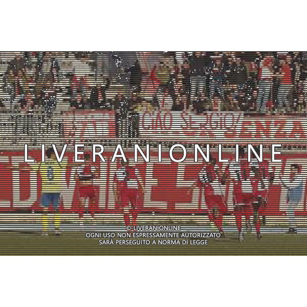 RIMINI - FERMANA Campionato di calcio serie C girone B 11/11/2018 nella foto: esultanza dopo il gol di Manuel Ferrani ©Claudio Zamagni/Agenzia Aldo Liverani / AGENZIA ALDO LIVERANI SAS