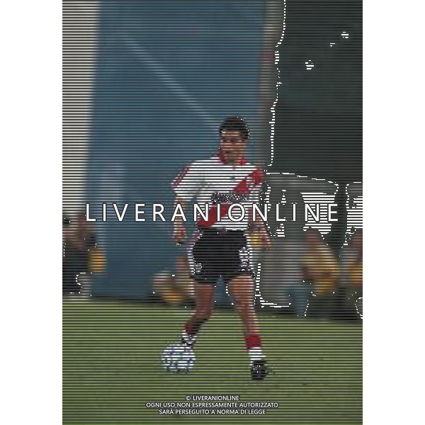 20-08-1999 ROMA -LAZIO RIVER PLATE AMICHEVOLE NELLA FOTO ESCUDERO AG ALDO LIVERANI SAS