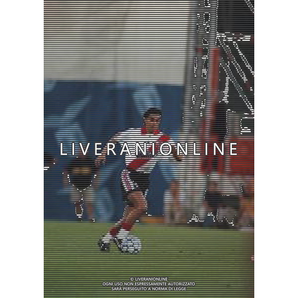 20-08-1999 ROMA -LAZIO RIVER PLATE AMICHEVOLE NELLA FOTO ESCUDERO AG ALDO LIVERANI SAS