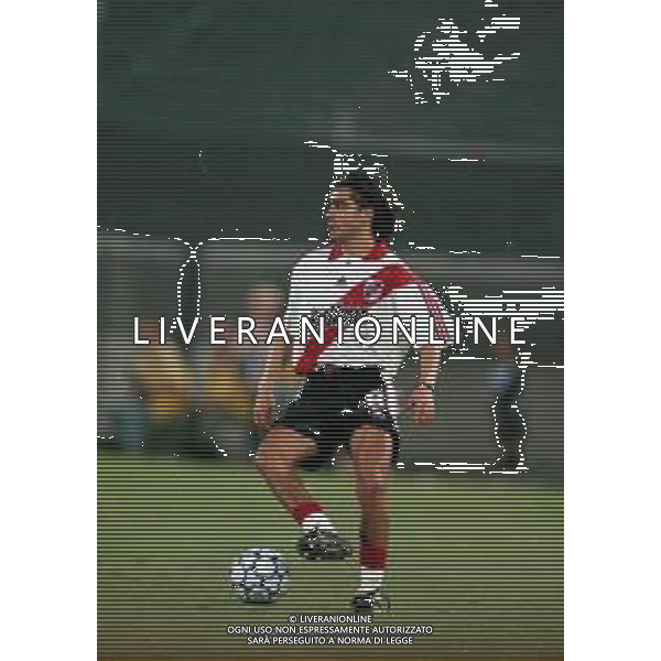 20-08-1999 ROMA -LAZIO RIVER PLATE AMICHEVOLE NELLA FOTO ESCUDERO AG ALDO LIVERANI SAS