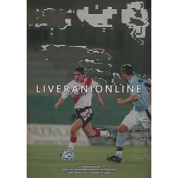 20-08-1999 ROMA -LAZIO RIVER PLATE AMICHEVOLE NELLA FOTO PABLO AIMAR AG ALDO LIVERANI SAS