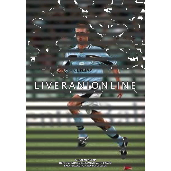 20-08-1999 ROMA -LAZIO RIVER PLATE AMICHEVOLE NELLA FOTO ATTILIO LOMBARDO AG ALDO LIVERANI SAS