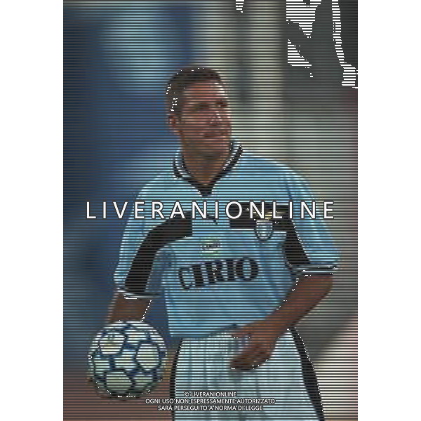 20-08-1999 ROMA -LAZIO RIVER PLATE AMICHEVOLE NELLA FOTO DIEGO SIMEONE AG ALDO LIVERANI SAS
