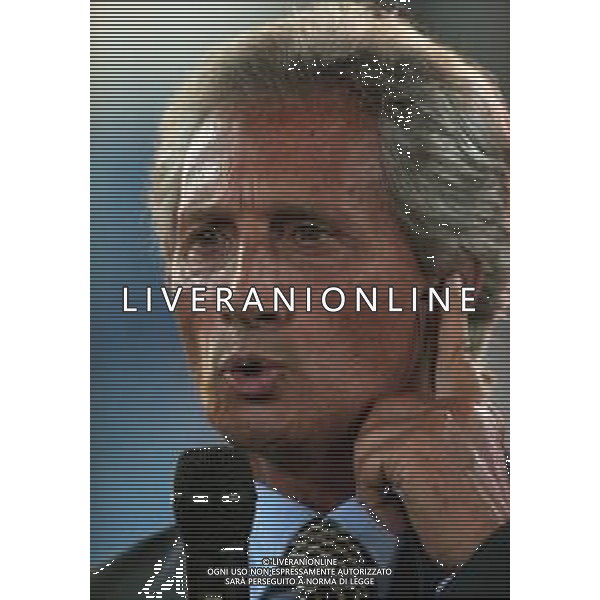 20-08-1999 ROMA -LAZIO RIVER PLATE AMICHEVOLE NELLA FOTO SERGIO CRAGNOTTI PRESIDENTE LAZIO CALCIO AG ALDO LIVERANI SAS