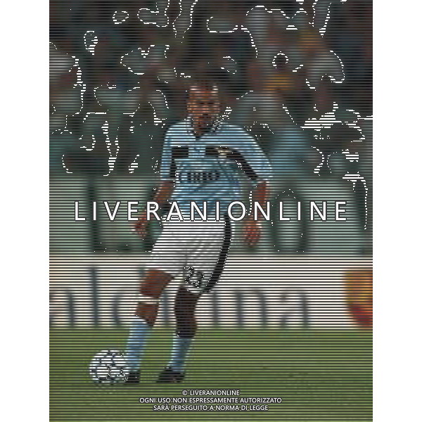20-08-1999 ROMA -LAZIO RIVER PLATE AMICHEVOLE NELLA FOTO JUAN SEBASTIAN VERON AG ALDO LIVERANI SAS