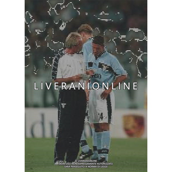 20-08-1999 ROMA -LAZIO RIVER PLATE AMICHEVOLE NELLA FOTO SVEN GORAN ERIKSSON DIEGO SIMEONE AG ALDO LIVERANI SAS
