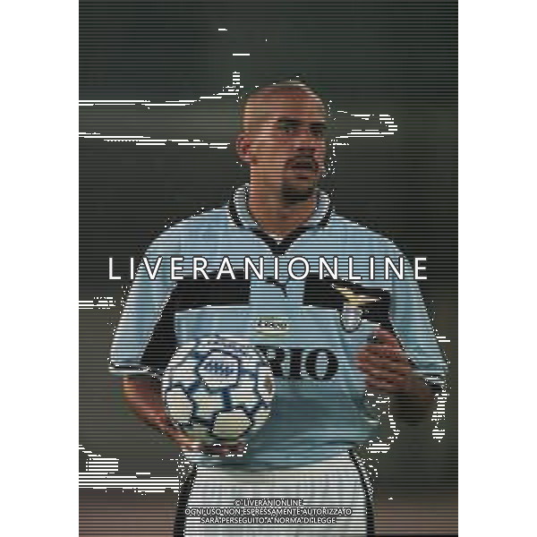 20-08-1999 ROMA -LAZIO RIVER PLATE AMICHEVOLE NELLA FOTO JUAN SEBASTIAN VERON AG ALDO LIVERANI SAS