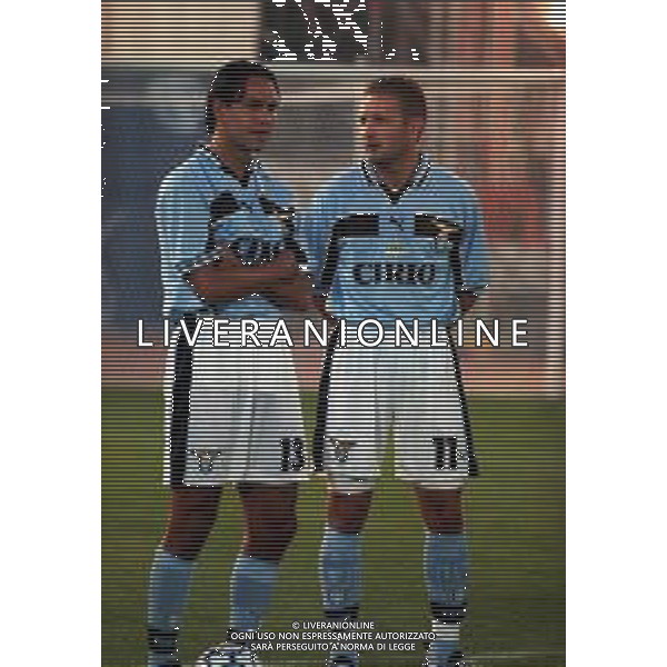 20-08-1999 ROMA -LAZIO RIVER PLATE AMICHEVOLE NELLA FOTO ALESSANDRO NESTA E SINISA MIHAJLOVIC AG ALDO LIVERANI SAS