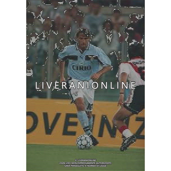 20-08-1999 ROMA -LAZIO RIVER PLATE AMICHEVOLE NELLA FOTO ROBERTO MANCINI AG ALDO LIVERANI SAS