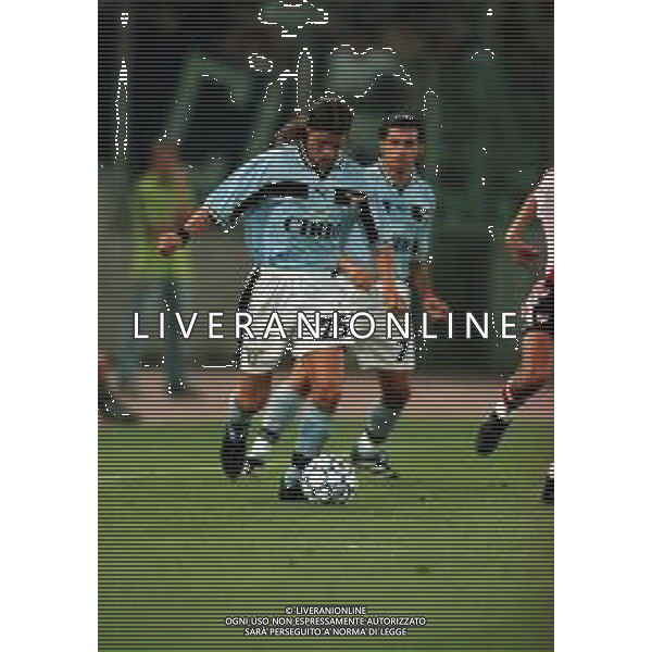 20-08-1999 ROMA -LAZIO RIVER PLATE AMICHEVOLE NELLA FOTO MATIAS ALMEYDA AG ALDO LIVERANI SAS