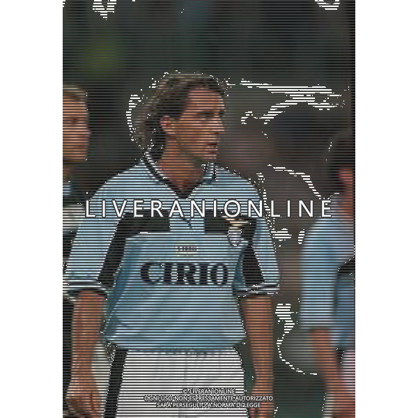 20-08-1999 ROMA -LAZIO RIVER PLATE AMICHEVOLE NELLA FOTO ROBERTO MANCINI AG ALDO LIVERANI SAS