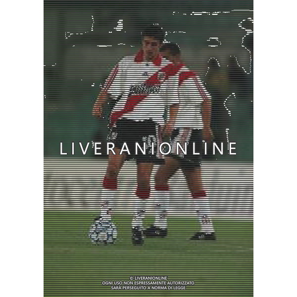 20-08-1999 ROMA -LAZIO RIVER PLATE AMICHEVOLE NELLA FOTO PABLO AIMAR AG ALDO LIVERANI SAS