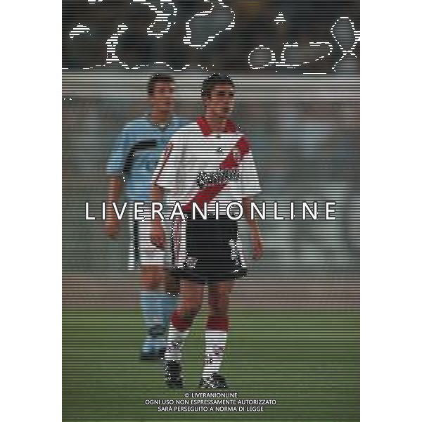 20-08-1999 ROMA -LAZIO RIVER PLATE AMICHEVOLE NELLA FOTO PABLO AIMAR AG ALDO LIVERANI SAS
