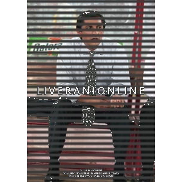 20-08-1999 ROMA -LAZIO RIVER PLATE AMICHEVOLE NELLA FOTO RAMON DIAZ ALLENATORE RIVER PLATE AG ALDO LIVERANI SAS