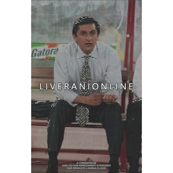 20-08-1999 ROMA -LAZIO RIVER PLATE AMICHEVOLE NELLA FOTO RAMON DIAZ ALLENATORE RIVER PLATE AG ALDO LIVERANI SAS