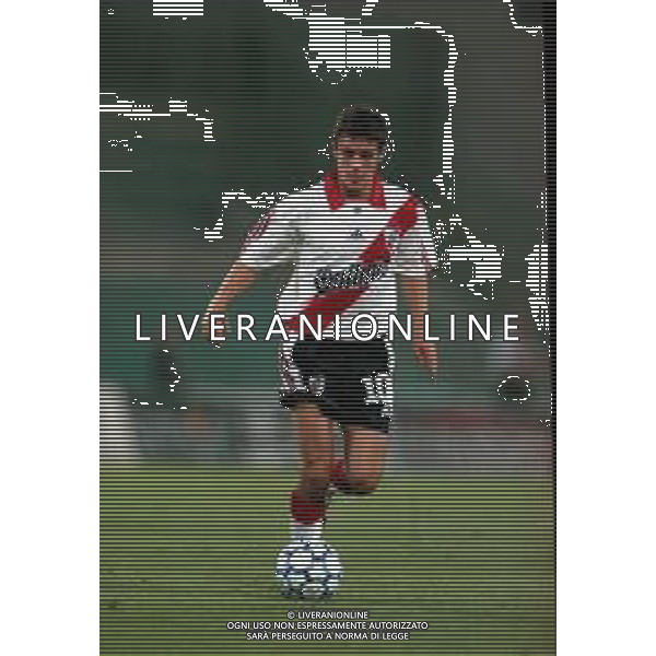 20-08-1999 ROMA -LAZIO RIVER PLATE AMICHEVOLE NELLA FOTO PABLO AIMAR AG ALDO LIVERANI SAS
