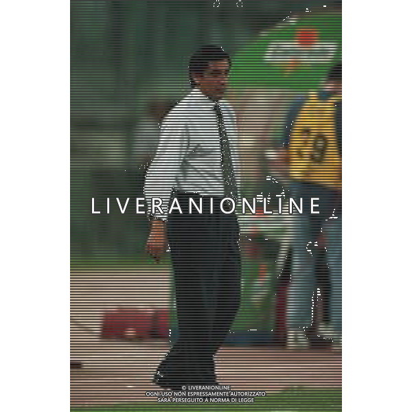 20-08-1999 ROMA -LAZIO RIVER PLATE AMICHEVOLE NELLA FOTO RAMON DIAZ ALLENATORE RIVER PLATE AG ALDO LIVERANI SAS