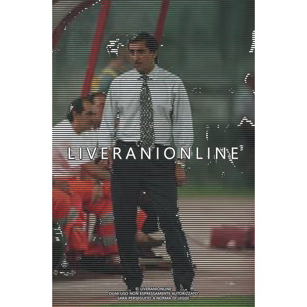 20-08-1999 ROMA -LAZIO RIVER PLATE AMICHEVOLE NELLA FOTO RAMON DIAZ ALLENATORE RIVER PLATE AG ALDO LIVERANI SAS