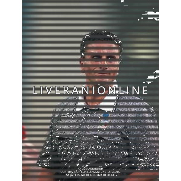 20-08-1999 ROMA -LAZIO RIVER PLATE AMICHEVOLE NELLA FOTO ARBITRO MASSIMO DE SANTIS AG ALDO LIVERANI SAS