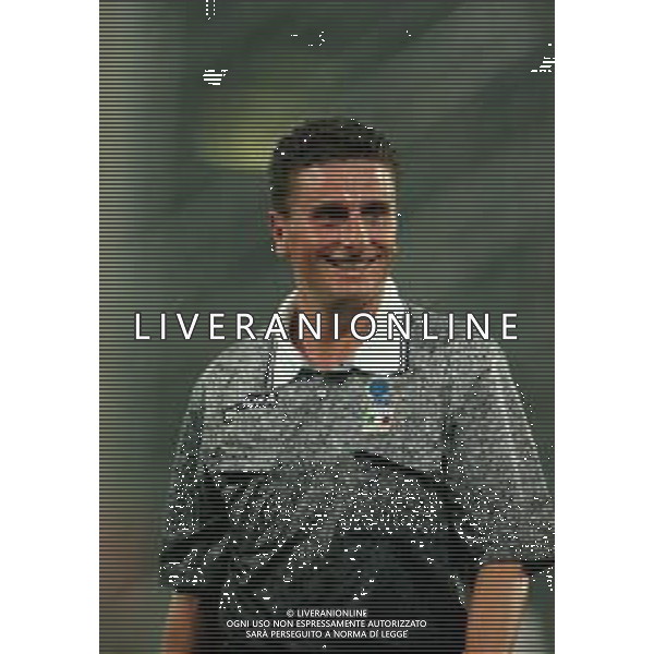 20-08-1999 ROMA -LAZIO RIVER PLATE AMICHEVOLE NELLA FOTO ARBITRO MASSIMO DE SANTIS AG ALDO LIVERANI SAS