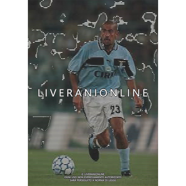20-08-1999 ROMA -LAZIO RIVER PLATE AMICHEVOLE NELLA FOTO JUAN SEBASTIAN VERON AG ALDO LIVERANI SAS