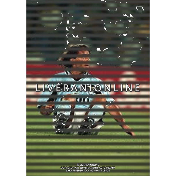 20-08-1999 ROMA -LAZIO RIVER PLATE AMICHEVOLE NELLA FOTO ROBERTO MANCINI AG ALDO LIVERANI SAS