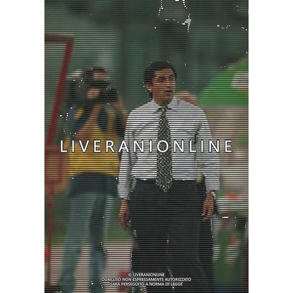 20-08-1999 ROMA -LAZIO RIVER PLATE AMICHEVOLE NELLA FOTO RAMON DIAZ ALLENATORE RIVER PLATE AG ALDO LIVERANI SAS
